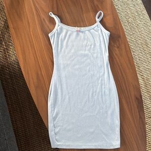 Light Blue Spaghetti Strap Dress